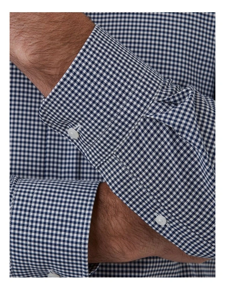Parkdale Modern Fit Shirt In Navy image 4