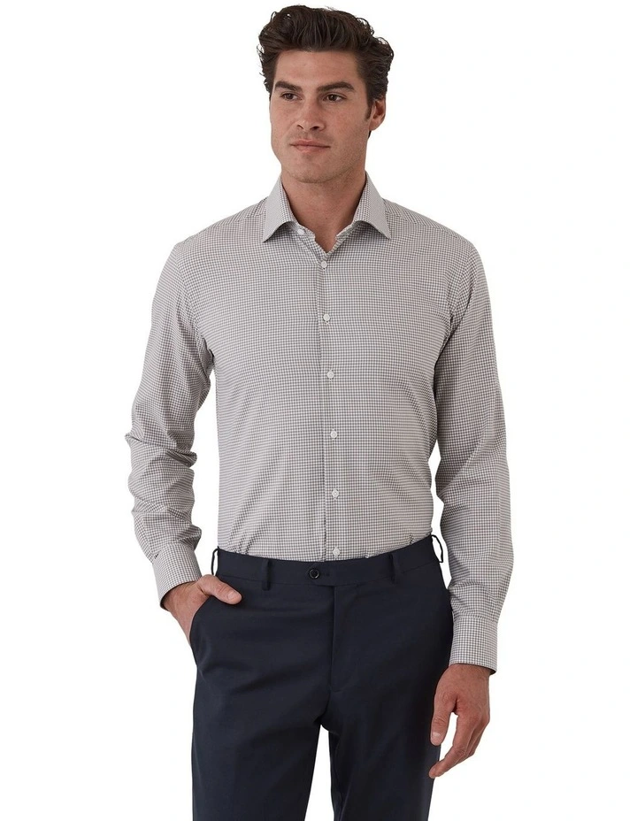 Parkdale Modern Fit Shirt In Taupe image 1