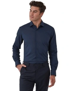 Hadfield Modern Fit Shirt In Navy