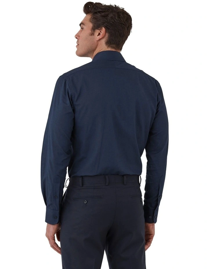 Hadfield Modern Fit Shirt In Navy image 2