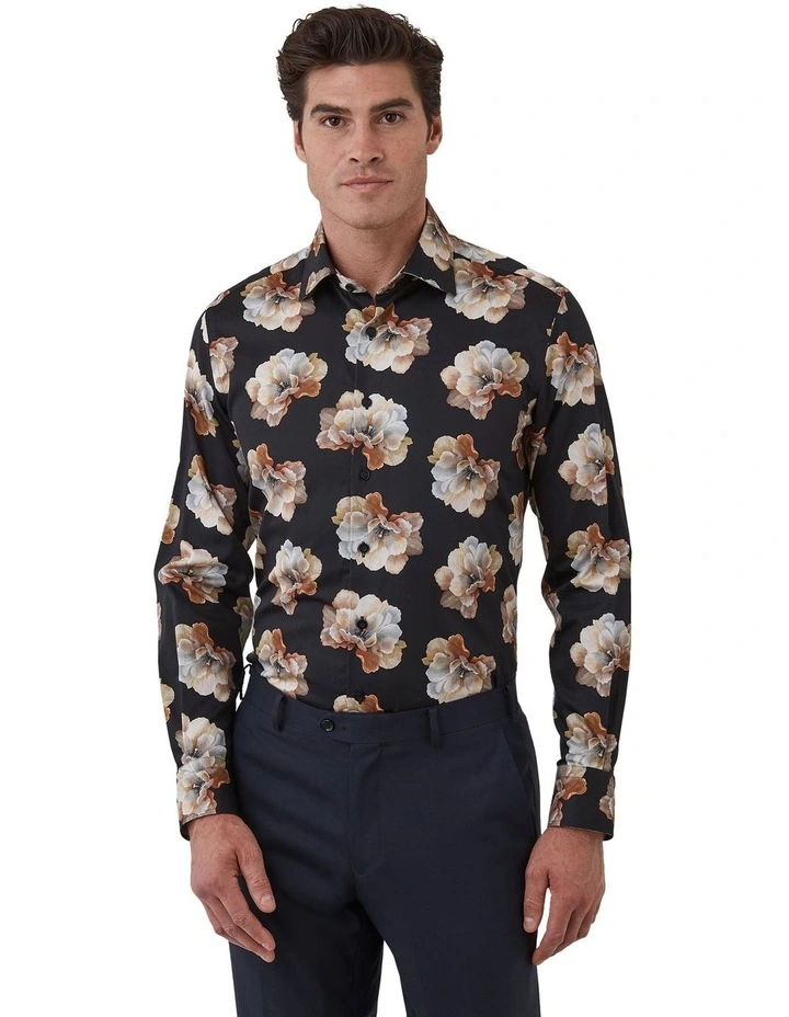 Cambridge Parkdale Shirt In Black image 1