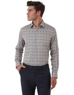 Parkdale Modern Fit Shirt In Taupe