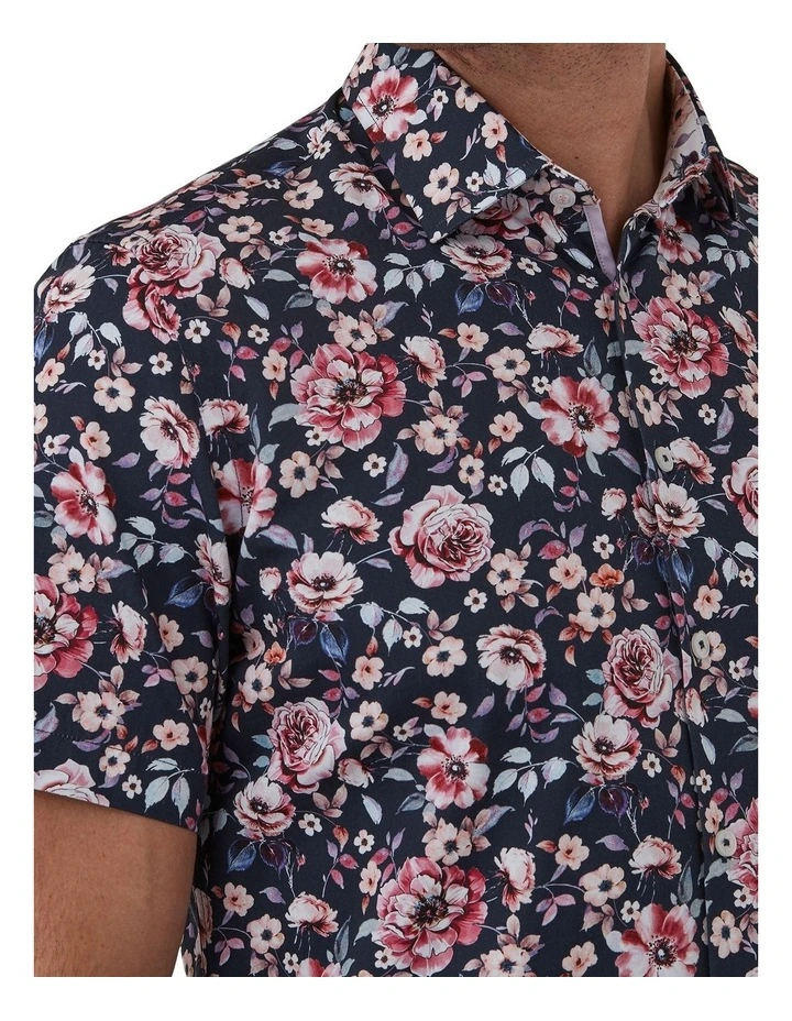 Portsea Modern Fit Shirt in Navy image 4