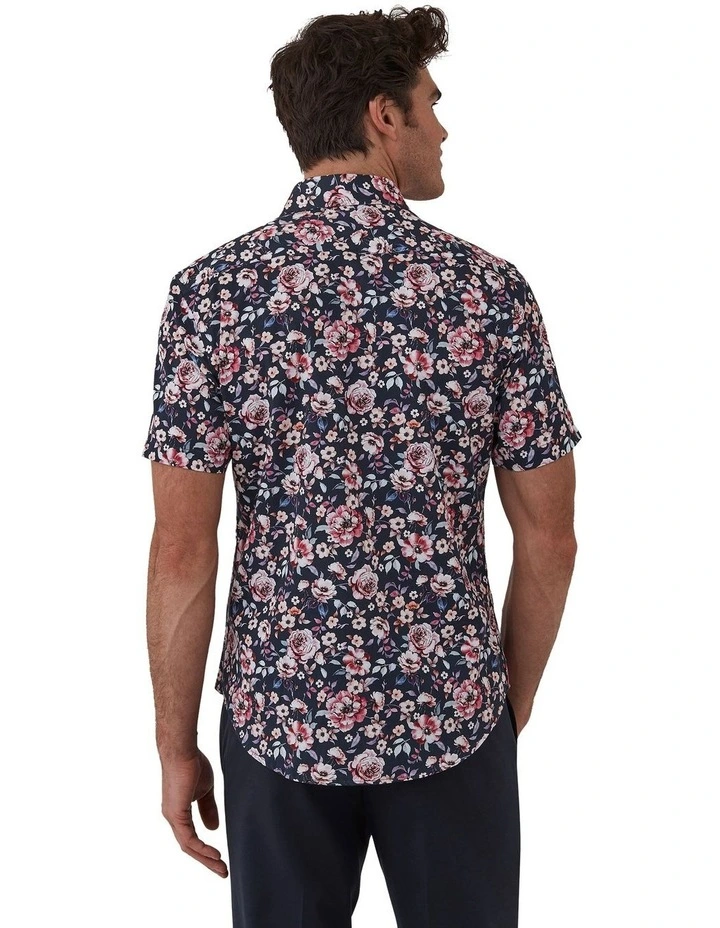 Portsea Modern Fit Shirt in Navy image 6