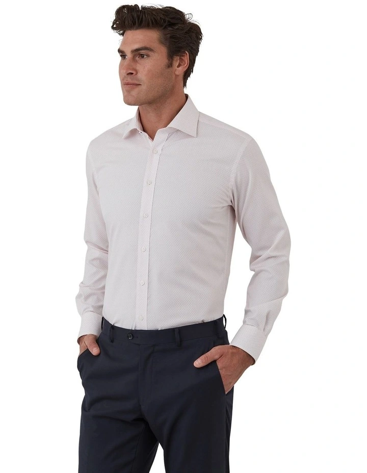 Preston Modern Fit Shirt In Mulberry image 3