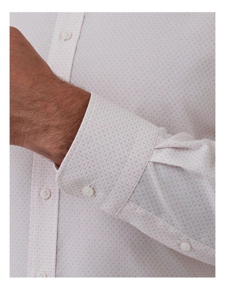 Preston Modern Fit Shirt In Mulberry image 4