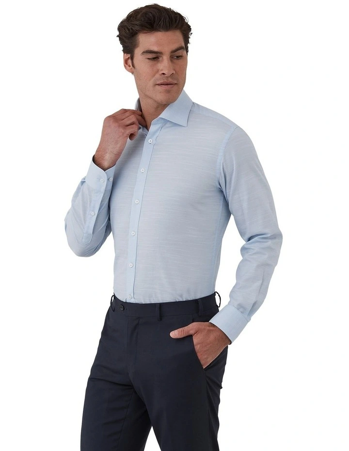 Preston Modern Fit Shirt In Light Blue image 3