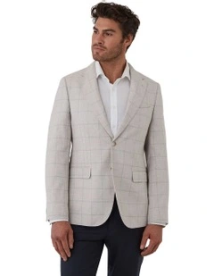 Hawthorn Modern Fit Sports Jacket In Taupe