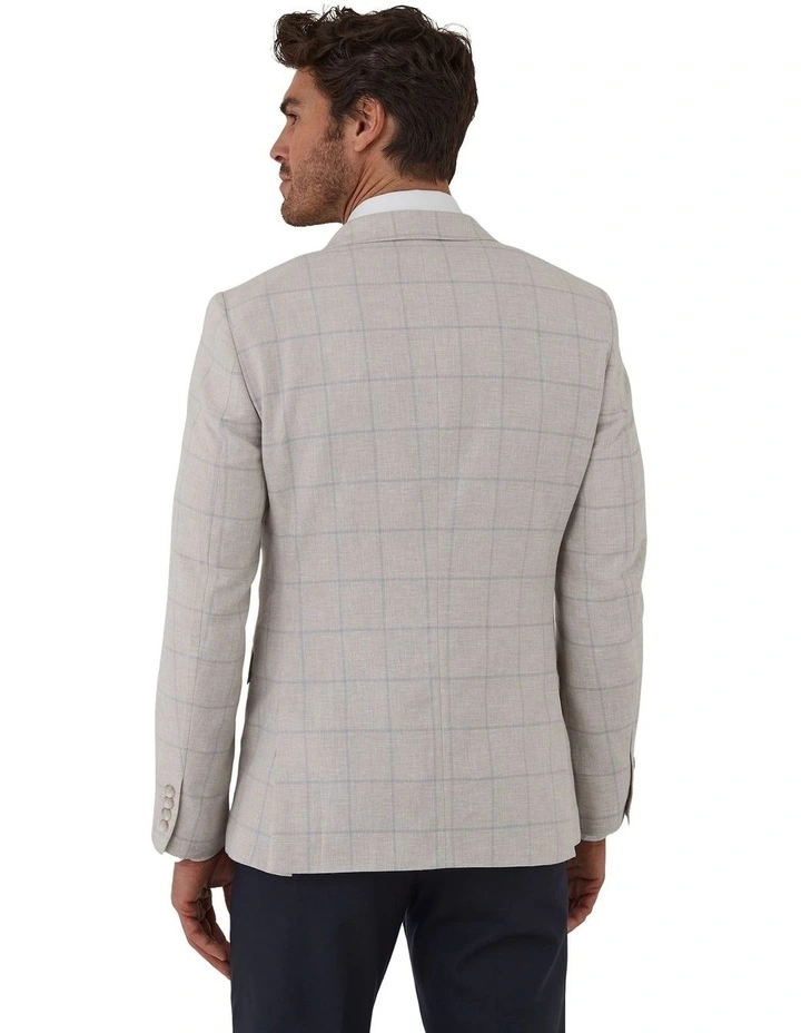 Hawthorn Modern Fit Sports Jacket In Taupe image 2