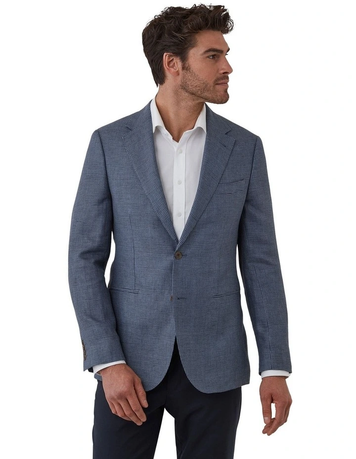 Auburn Modern Fit Sports Jacket in Steel image 1