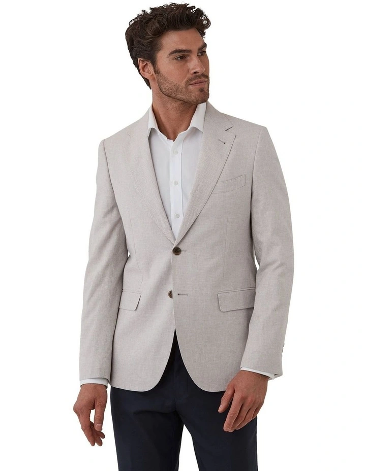 Hawthorn Modern Fit Sports Jacket in Taupe image 3