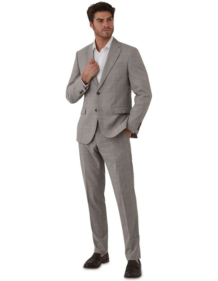 Mitcham Tailored Fit Trouser in Taupe image 5