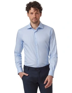 Rathdowne Slim Fit Shirt in Sky