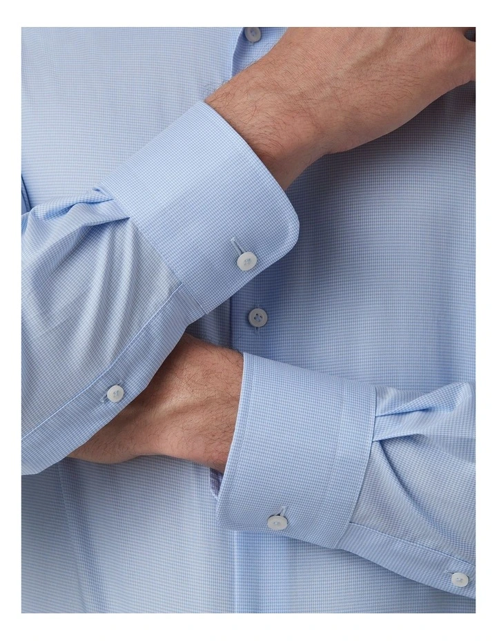 Rathdowne Slim Fit Shirt in Sky image 2