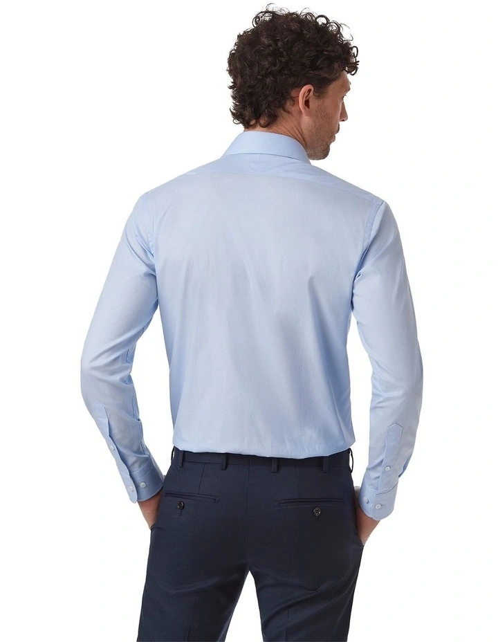 Rathdowne Slim Fit Shirt in Sky image 3