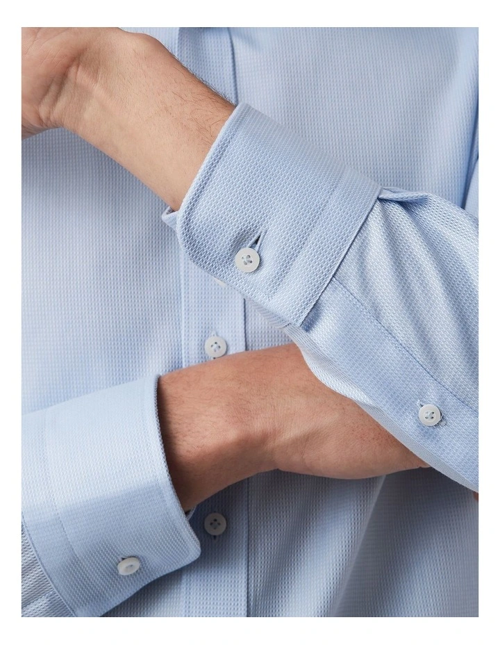 Rathdowne Slim Fit Shirt in Sky image 2