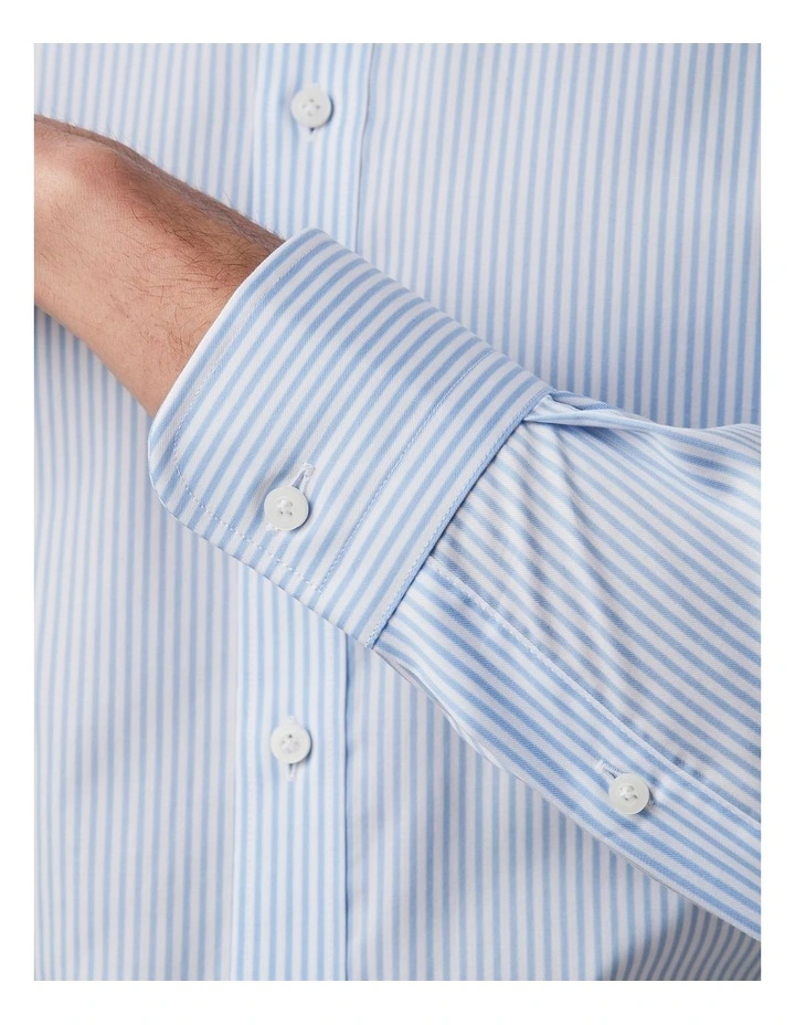 Rathdowne Slim Fit Shirt In Blue image 2