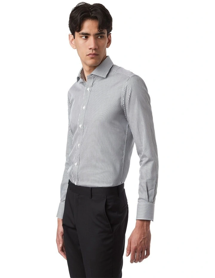 Rathdowne Slim Fit Shirt In Green image 4