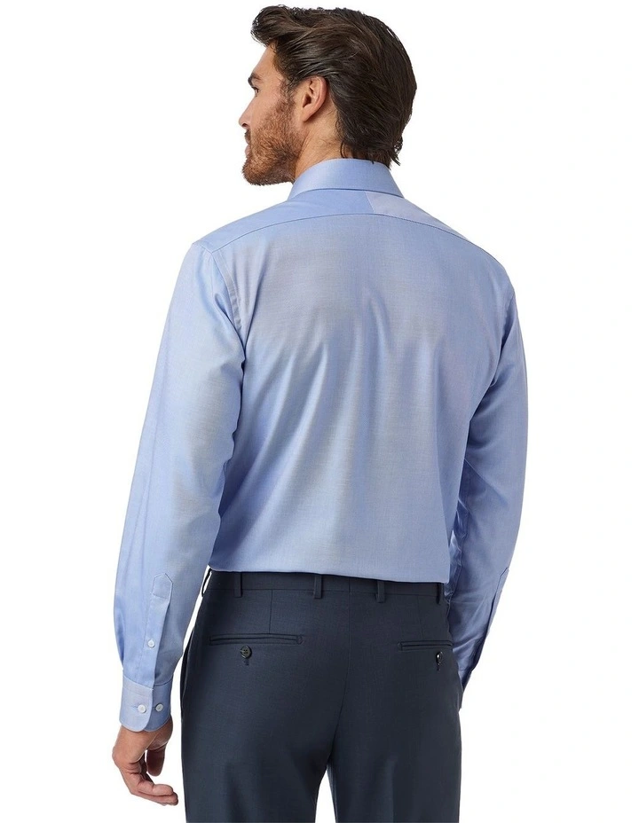 Parkdale Modern Fit Shirt In Mid Blue image 3