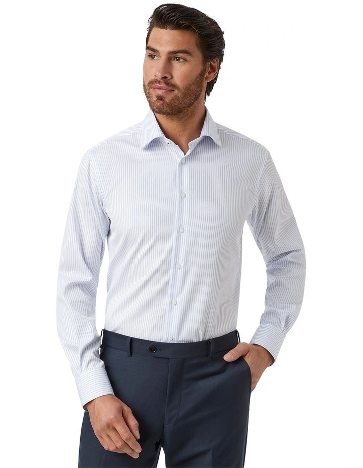 Parkdale Modern Fit Shirt In Blue image 1