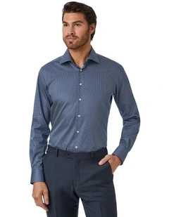 Parkdale Modern Fit Shirt in Navy