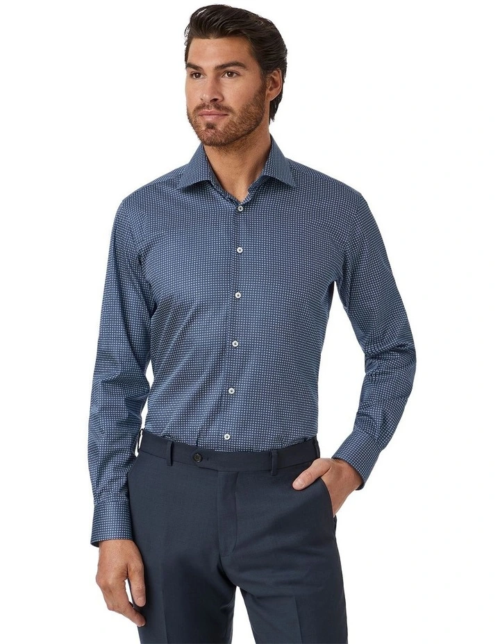 Parkdale Modern Fit Shirt in Navy image 1