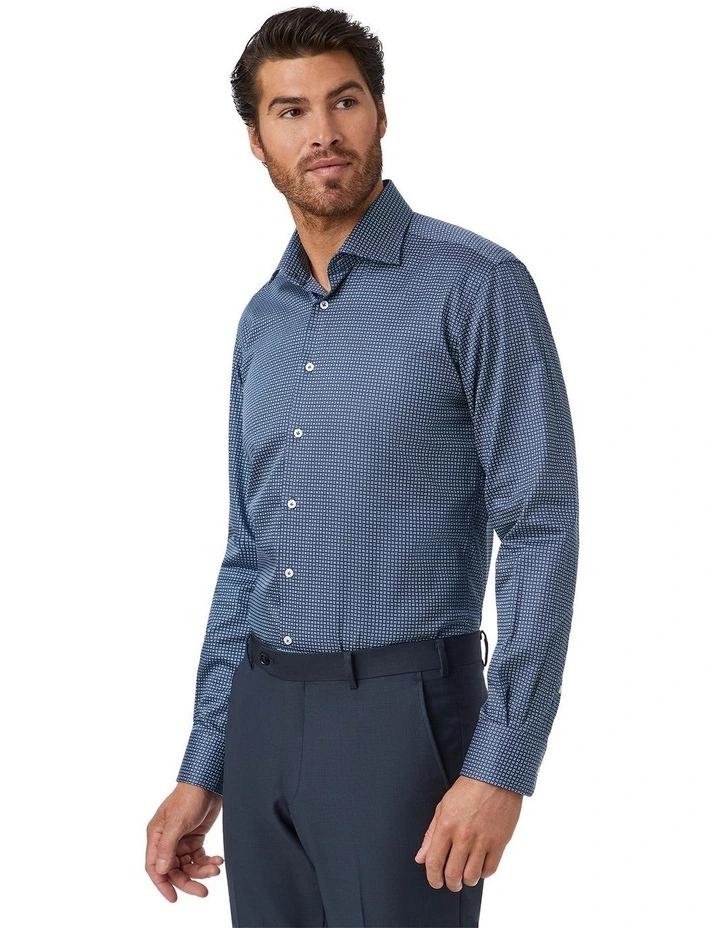Parkdale Modern Fit Shirt in Navy image 4