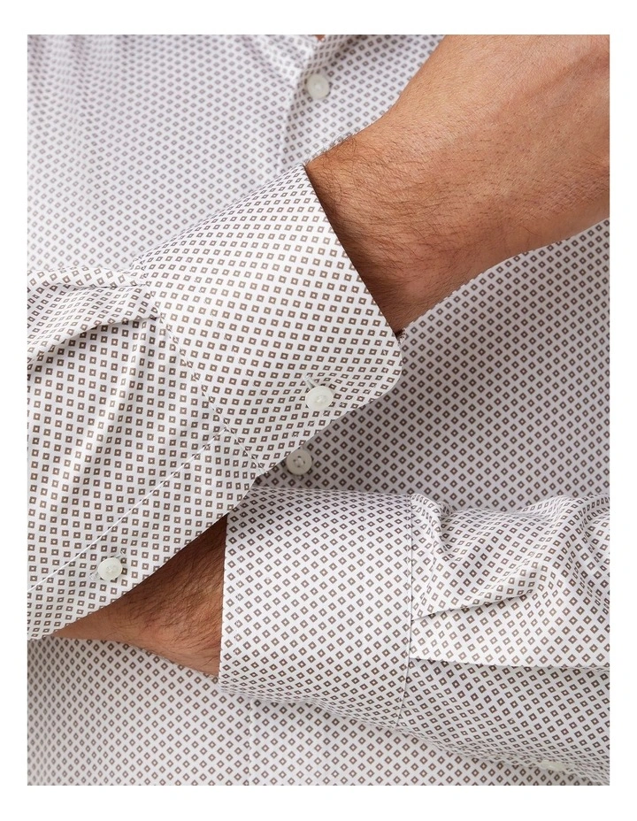 Parkdale Modern Fit Shirt in Taupe image 2