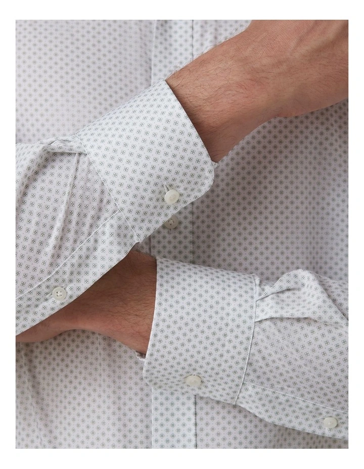 Rathdowne Slim Fit Shirt in Sage image 2