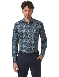 Hadfield Modern Fit Shirt in Blue