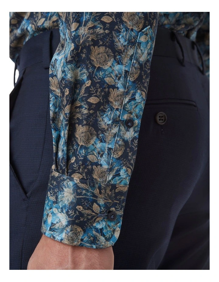 Hadfield Modern Fit Shirt in Blue image 2