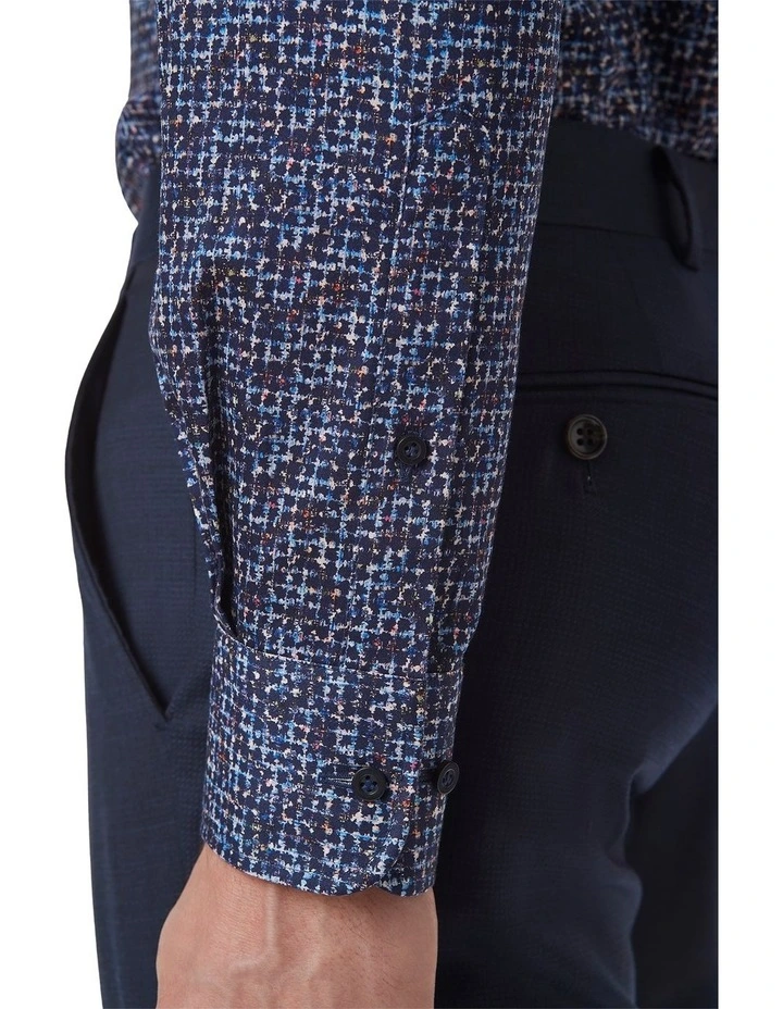 Hadfield Modern Fit Shirt in Navy image 2