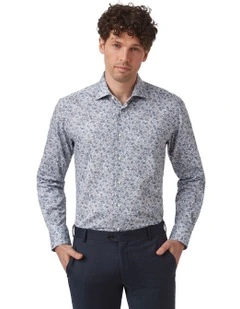 Hadfield Modern Fit Shirt in Blue