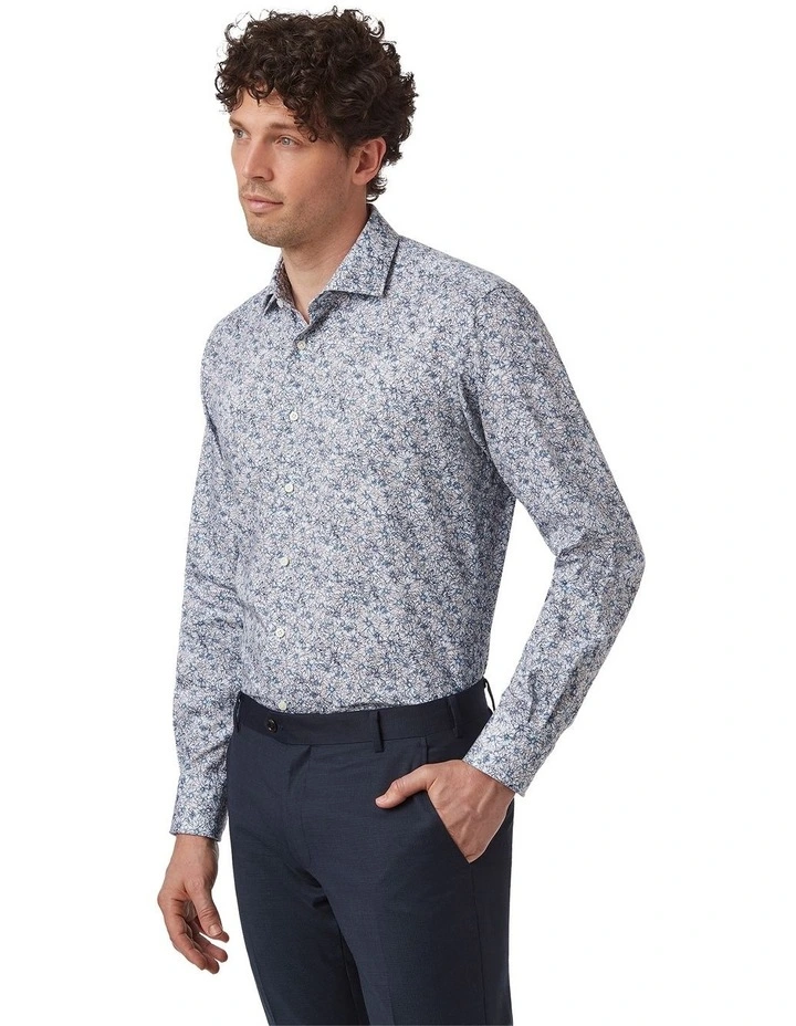 Hadfield Modern Fit Shirt in Blue image 4