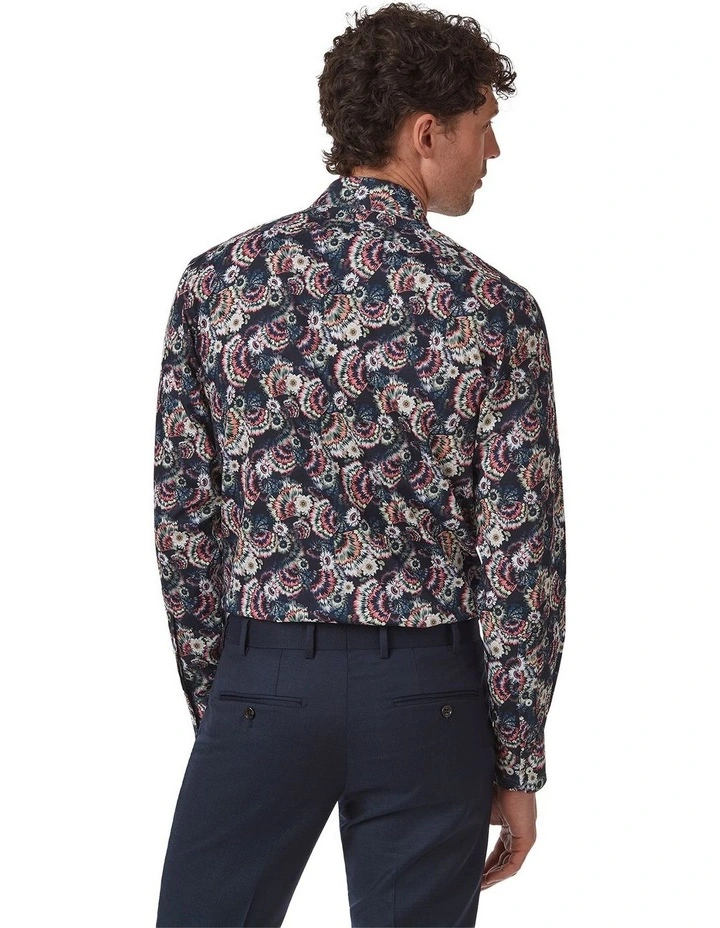 Hadfield Modern Fit Shirt in Navy image 2