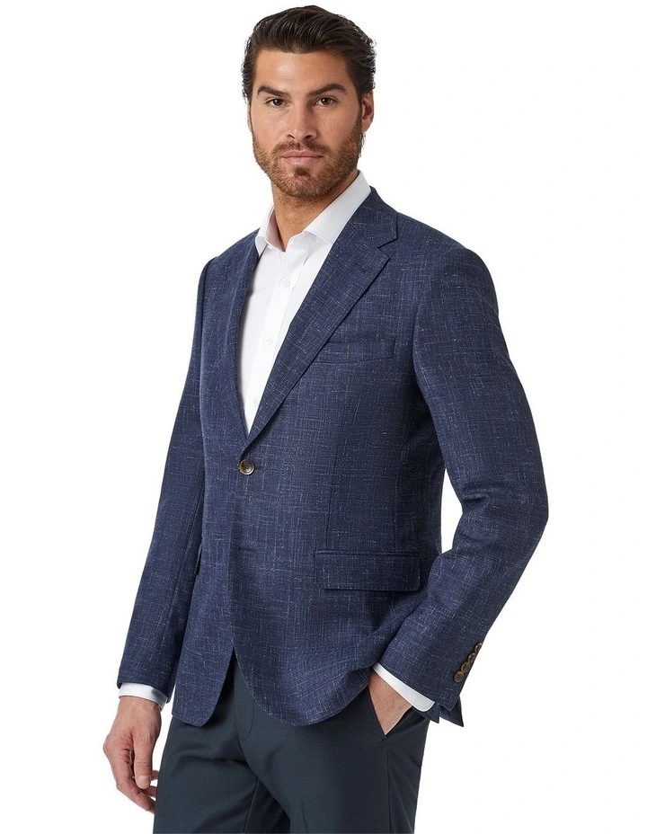 Hawthorn Modern Fit Sports Jacket in Navy image 2