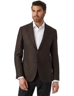 Brunswick Modern Fit Sports Jacket in Brown