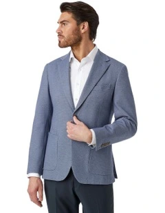 Kyneton Modern Fit Sports Jacket in Steel