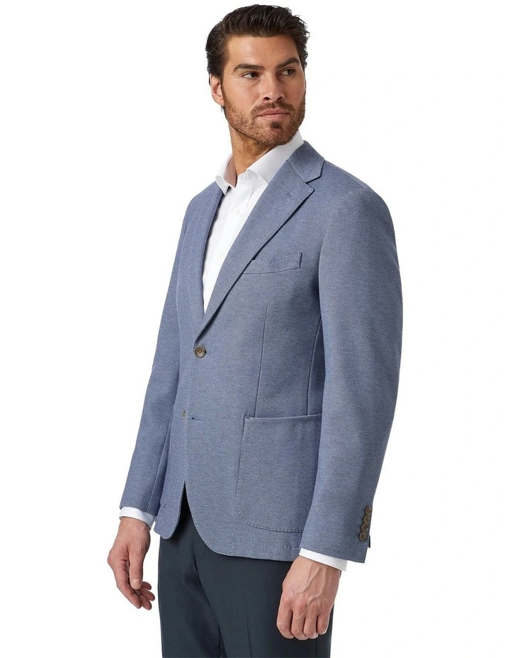 Kyneton Modern Fit Sports Jacket in Steel image 2