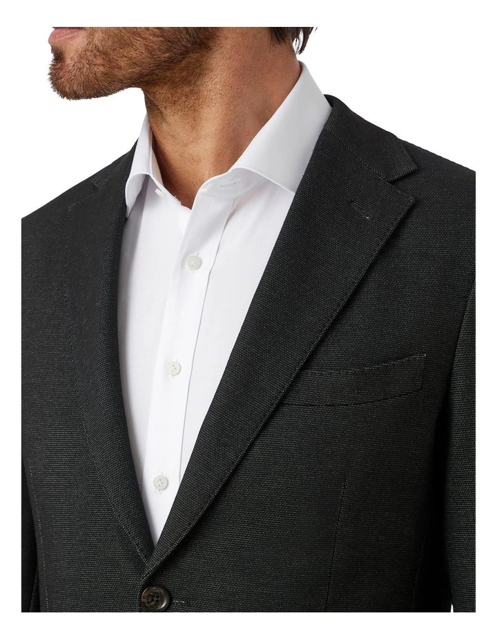 Kyneton Modern Fit Sports Jacket In Black image 2