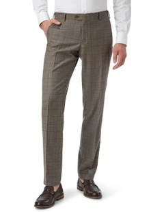 Mitcham Tailored Fit Trouser in Brown