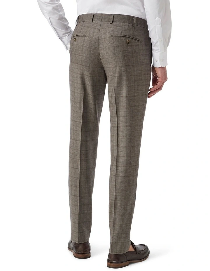 Mitcham Tailored Fit Trouser in Brown image 2