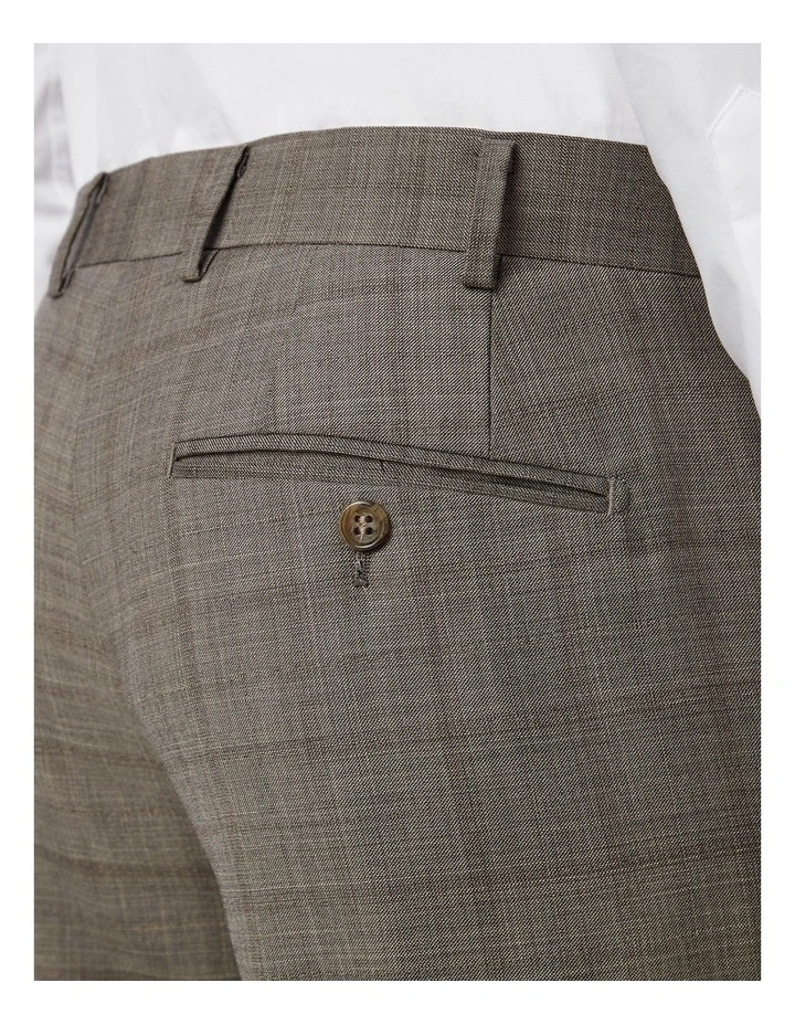 Mitcham Tailored Fit Trouser in Brown image 4