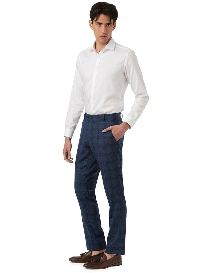 Kingsbury Slim Fit Trouser in Blue image 3