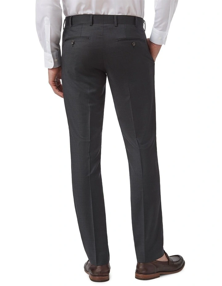 Kingsbury Slim Fit Trouser in Characoal image 2