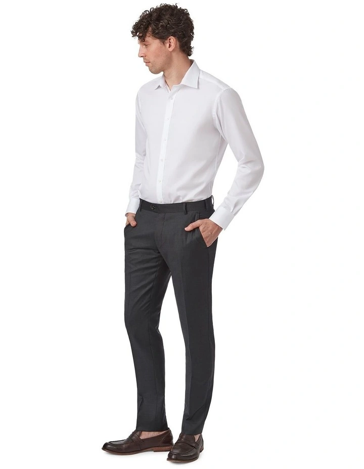 Kingsbury Slim Fit Trouser in Characoal image 3