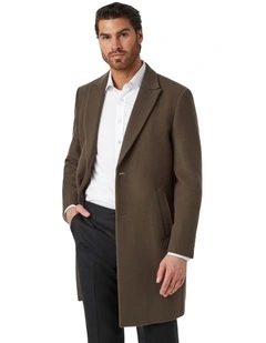 Nottingham Modern Fit Coat in Brown