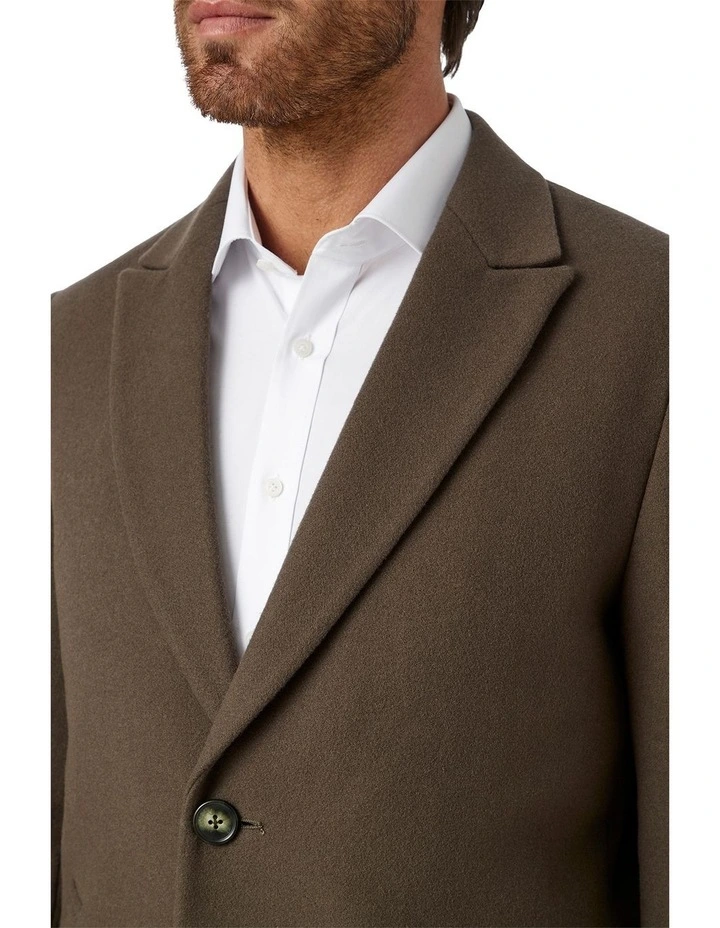 Nottingham Modern Fit Coat in Brown image 2