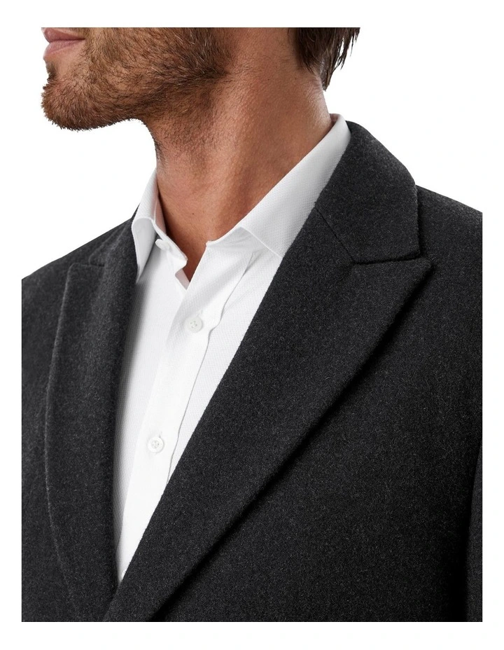 Nottingham Modern Fit Coat In Charcoal image 2