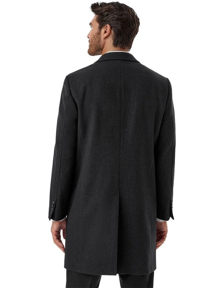 Nottingham Modern Fit Coat In Charcoal image 3